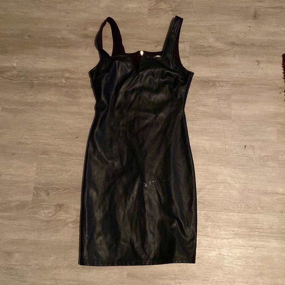 Black Leather Dress